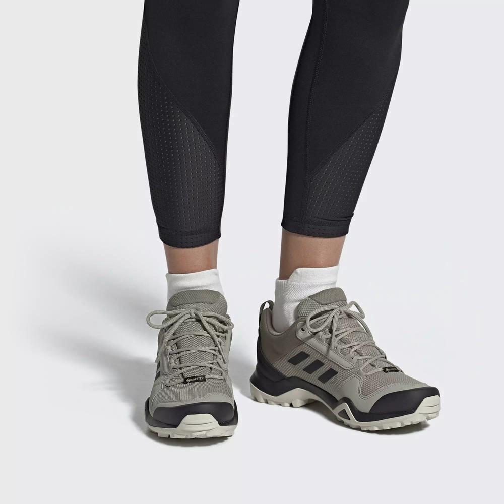 Adidas Terrex AX3 GTX W Tenis De Seguridad Grises Para Mujer (MX-85985)